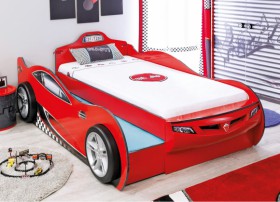 CARBED Кровать-машина Coupe с выдвижной кроватью Red 20.03.1306.00 в Берёзовке - beryozovka.katalogmebeli.com | фото