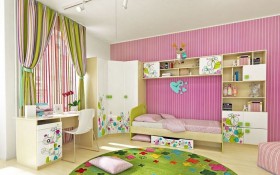 Детская комната Флёр (Белый/корпус Клен) в Берёзовке - beryozovka.katalogmebeli.com | фото 4