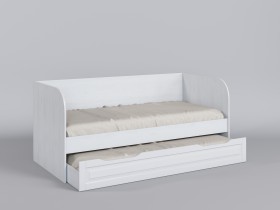 Диван-кровать Классика (Белый/корпус Выбеленное дерево) в Берёзовке - beryozovka.katalogmebeli.com | фото