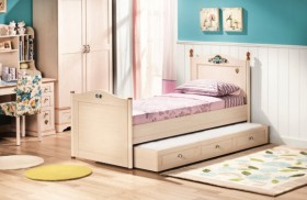 Кровать детская Балли 2-х уровневая (венге/белфорт) в Берёзовке - beryozovka.katalogmebeli.com | фото 2