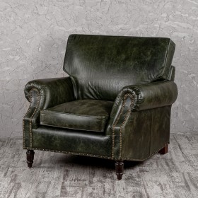 Кресло кожаное Лофт Аристократ (ширина 1070 мм) в Берёзовке - beryozovka.katalogmebeli.com | фото