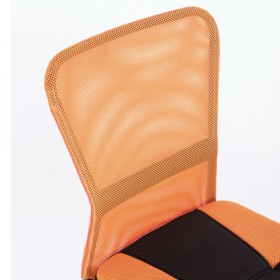 Кресло компактное BRABIX Smart MG-313 (черный, оранжевый) в Берёзовке - beryozovka.katalogmebeli.com | фото 4