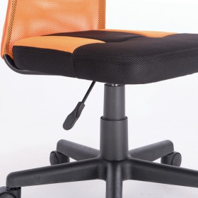 Кресло компактное BRABIX Smart MG-313 (черный, оранжевый) в Берёзовке - beryozovka.katalogmebeli.com | фото 5