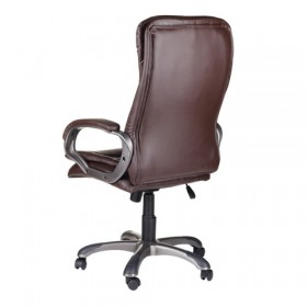 Кресло офисное BRABIX Omega EX-589 (коричневое) в Берёзовке - beryozovka.katalogmebeli.com | фото 3