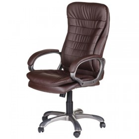 Кресло офисное BRABIX Omega EX-589 (коричневое) в Берёзовке - beryozovka.katalogmebeli.com | фото 4
