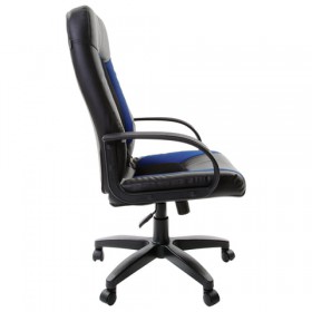 Кресло офисное BRABIX Strike EX-525 (сине-черный) в Берёзовке - beryozovka.katalogmebeli.com | фото 2