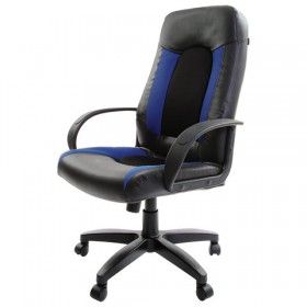 Кресло офисное BRABIX Strike EX-525 (сине-черный) в Берёзовке - beryozovka.katalogmebeli.com | фото 5
