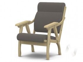 Кресло Вега-10 (бесцветный лак/ULTRA STONE) в Берёзовке - beryozovka.katalogmebeli.com | фото