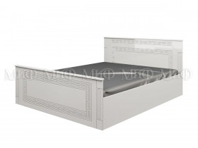 Кровать Афина-1 1,4 м (Белый/Белый глянец) в Берёзовке - beryozovka.katalogmebeli.com | фото