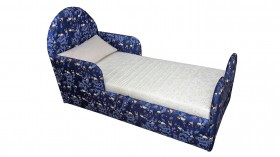 Кровать детская Соня (Печать Панда синий., 1 категория) в Берёзовке - beryozovka.katalogmebeli.com | фото