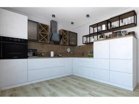 Модульная кухня Бронкс 1,8 м (Кварц) в Берёзовке - beryozovka.katalogmebeli.com | фото 5