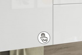 Кухонный гарнитур "Бостон 1.8" белый/белый/красный глянец в Берёзовке - beryozovka.katalogmebeli.com | фото 4