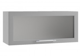 Лофт ПГС 800 шкаф верхний горизонтальный со стеклом Дуб майский в Берёзовке - beryozovka.katalogmebeli.com | фото