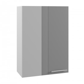 Лофт ВПУ 650 шкаф верхний угловой высокий (Бетон светлый/корпус Серый) в Берёзовке - beryozovka.katalogmebeli.com | фото