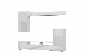 Мебель для гостиной МГС 4 (Белый/Белый глянец) в Берёзовке - beryozovka.katalogmebeli.com | фото 7