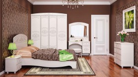 Модульная спальня Каролина в Берёзовке - beryozovka.katalogmebeli.com | фото 1