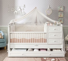 ROMANTIC BABY Детская кровать-трансформер 20.21.1015.00 в Берёзовке - beryozovka.katalogmebeli.com | фото 3