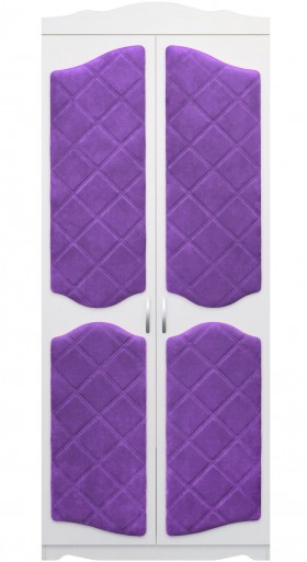 Шкаф 2-х створчатый серии Иллюзия 32 фиолетовый в Берёзовке - beryozovka.katalogmebeli.com | фото