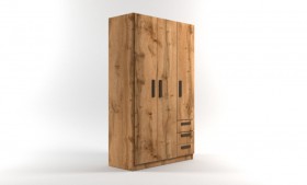 Шкаф 3-х створчатый с ящиками Шервуд (Дуб Вотан) в Берёзовке - beryozovka.katalogmebeli.com | фото
