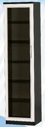 Шкаф средний со стеклодверью ДЛЯ ГОСТИНОЙ ШСС-450 Венге/Дуб выбеленный в Берёзовке - beryozovka.katalogmebeli.com | фото