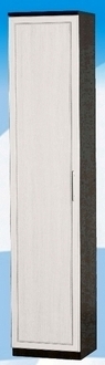 Шкаф высокий ДЛЯ ГОСТИНОЙ ШВ-450 Венге/Дуб выбеленный в Берёзовке - beryozovka.katalogmebeli.com | фото 1