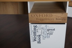 Стол с ящиками «Оксфорд» (Ривьера/Белый с рисунком) в Берёзовке - beryozovka.katalogmebeli.com | фото 9