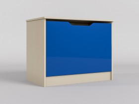 Ящик для игрушек Скай люкс (Синий/корпус Клен) в Берёзовке - beryozovka.katalogmebeli.com | фото